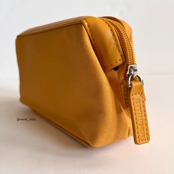 Ettinger London x ANA Airlines with Aveda Amenity Travel Pouch Case Yellow Gold - Picture 3 of 9